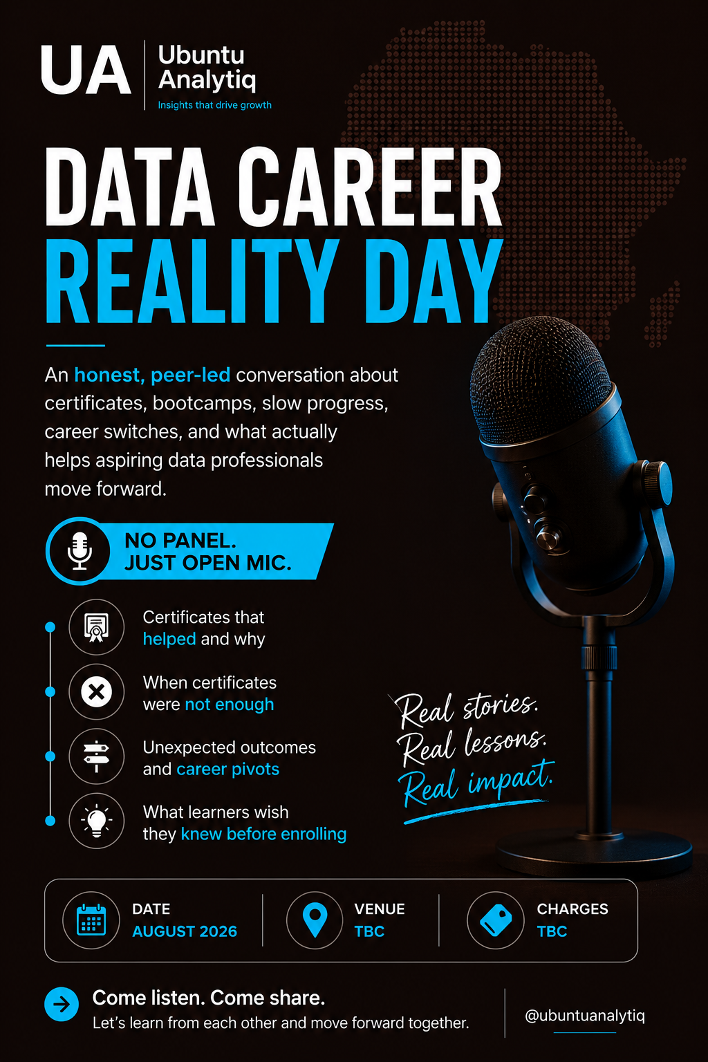 Data Career Reality Day poster